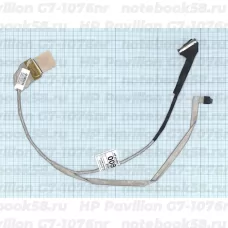 Шлейф матрицы для ноутбука HP Pavilion G7-1076nr (40pin LVDS, LED)