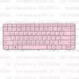 Клавиатура для ноутбука HP Pavilion G6-1313er Розовая
