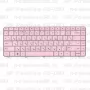Клавиатура для ноутбука HP Pavilion G6-1361 Розовая