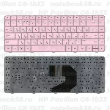 Клавиатура для ноутбука HP Pavilion G6-1b33 Розовая