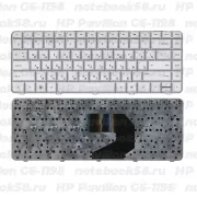 Клавиатура для ноутбука HP Pavilion G6-1198 Серебристая