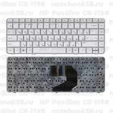 Клавиатура для ноутбука HP Pavilion G6-1198 Серебристая