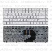 Клавиатура для ноутбука HP Pavilion G6-1246 Серебристая