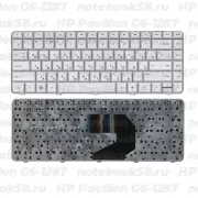 Клавиатура для ноутбука HP Pavilion G6-1287 Серебристая