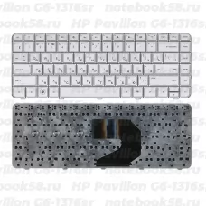 Клавиатура для ноутбука HP Pavilion G6-1316sr Серебристая