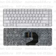 Клавиатура для ноутбука HP Pavilion G6-1322sr Серебристая