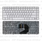 Клавиатура для ноутбука HP Pavilion G6-1335sr Серебристая