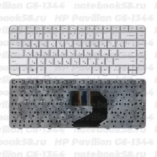 Клавиатура для ноутбука HP Pavilion G6-1344 Серебристая