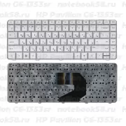 Клавиатура для ноутбука HP Pavilion G6-1353sr Серебристая