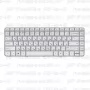 Клавиатура для ноутбука HP Pavilion G6-1a40 Серебристая