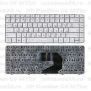 Клавиатура для ноутбука HP Pavilion G6-1d71nr Серебристая