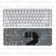 Клавиатура для ноутбука HP Pavilion G6-1d77nr Серебристая