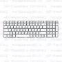 Клавиатура для ноутбука HP Pavilion G6-2042 Белая, без рамки