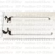 Петли матрицы для ноутбука HP Pavilion G7-1326sr (левая + правая)