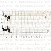 Петли матрицы для ноутбука HP Pavilion G7-1217 (левая + правая)