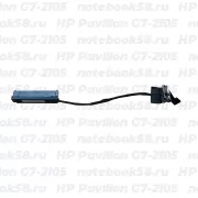 Шлейф жесткого диска для ноутбука HP Pavilion G7-2105 (6+7pin)