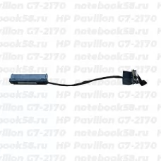 Шлейф жесткого диска для ноутбука HP Pavilion G7-2170 (6+7pin)