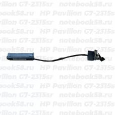 Шлейф жесткого диска для ноутбука HP Pavilion G7-2315sr (6+7pin)