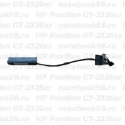 Шлейф жесткого диска для ноутбука HP Pavilion G7-2326er (6+7pin)