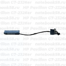 Шлейф жесткого диска для ноутбука HP Pavilion G7-2326er (6+7pin)