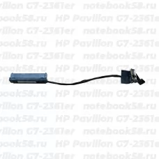 Шлейф жесткого диска для ноутбука HP Pavilion G7-2361er (6+7pin)