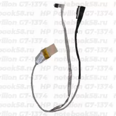 Шлейф матрицы для ноутбука HP Pavilion G7-1374 (40pin LVDS, LED)