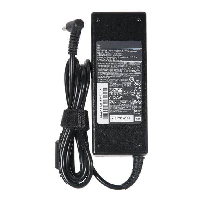 Блок питания, зарядное устройство, адаптер для ноутбука HP 19.5V, 4.62A, 90W (4.5x3.0мм с иглой) HC