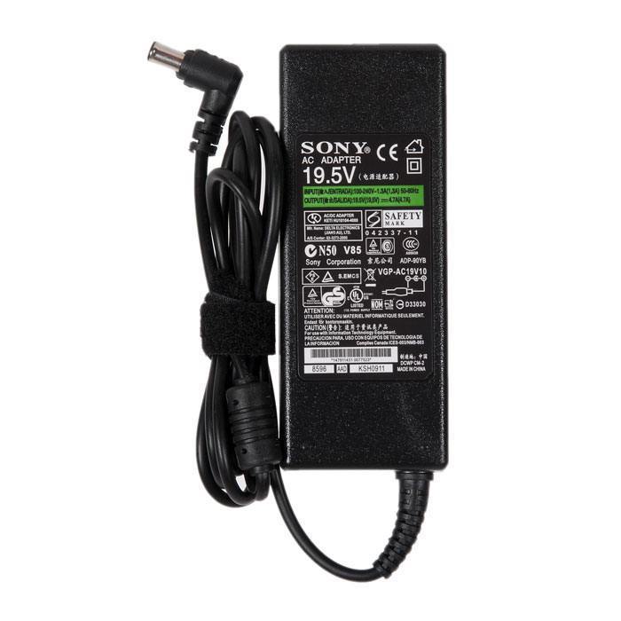 Блок питания, зарядное устройство, адаптер для ноутбука Sony 19.5V, 4.74A, 90W (6.5x4.4мм с иглой) HC