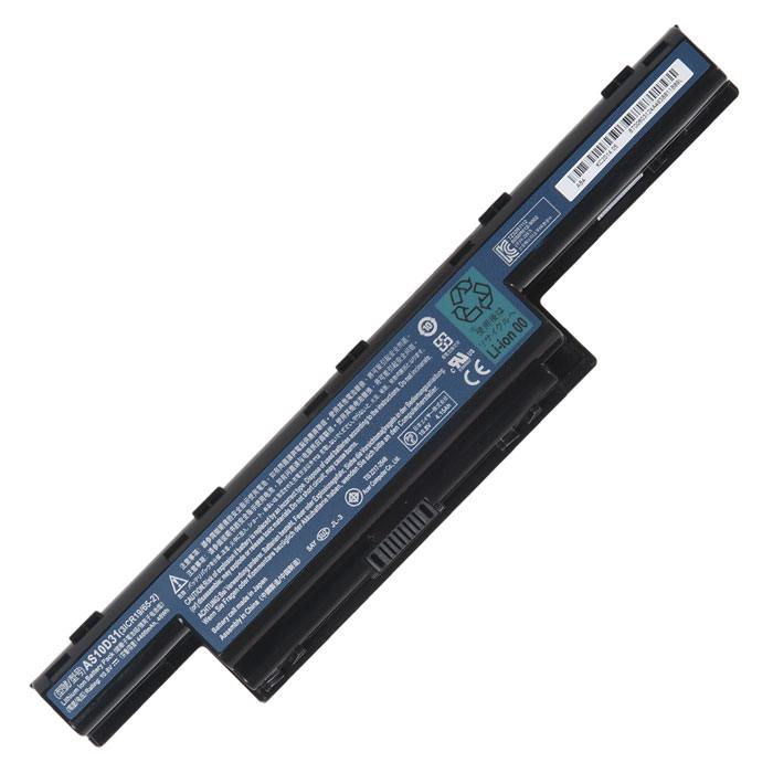 Аккумулятор, батарея для ноутбука Acer Aspire 5551, 5552, 5560, 5741, 5742, 5750, 7741, E1-571, V3-771, TravelMate 5542, 5742, 7750, eMachines D640, G730, Packard Bell EasyNote LS13, TE11, TK81, TM85, TS11, TS13, TS44, TV11 Li-Ion 5200mAh, 10.8V OEM