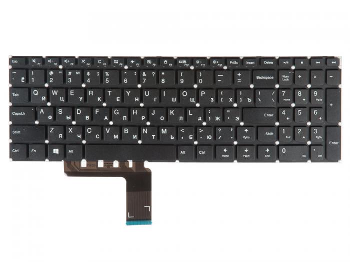 Клавиатура для ноутбука Lenovo IdeaPad 310-15ABR, 310-15IAP, 310-15IKB, 310-15ISK, 510-15IKB, 510-15ISK, V110-15AST, V110-15IAP, V110-15IKB, V110-15ISK, V310-15ABR, V310-15IAP, V310-15IKB, V310-15ISK, V510-15IKB, V510-15ISK Черная, без рамки