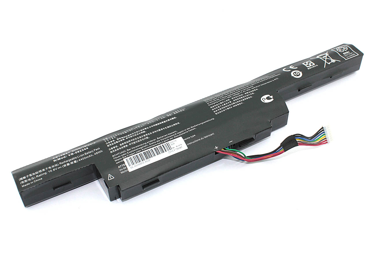 Аккумулятор, батарея для ноутбука Acer Aspire E15, E5-475G, E5-523G, E5-553G, E5-575G, E5-575TG, E5-576G, E5-576T, E5-774G, F5-522, F5-573G, F5-573TG, F5-771G, F5-771TG, TravelMate P249, P259-MG Li-Ion 4400mAh, 10.8V OEM