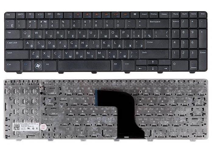 Клавиатура для ноутбука Dell Inspiron 15R, N5010, M5010 Черная