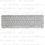 Клавиатура для ноутбука HP 15-d022 Белая, с рамкой