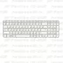 Клавиатура для ноутбука HP Pavilion G6-2028 Белая, с рамкой