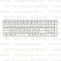 Клавиатура для ноутбука HP Pavilion G6-2053sr Белая, с рамкой