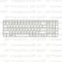 Клавиатура для ноутбука HP Pavilion G6-2057 Белая, с рамкой