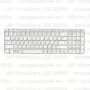 Клавиатура для ноутбука HP Pavilion G6-2086 Белая, с рамкой