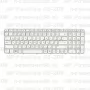 Клавиатура для ноутбука HP Pavilion G6-2118 Белая, с рамкой