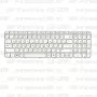 Клавиатура для ноутбука HP Pavilion G6-2119 Белая, с рамкой