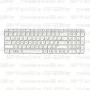 Клавиатура для ноутбука HP Pavilion G6-2128er Белая, с рамкой