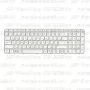 Клавиатура для ноутбука HP Pavilion G6-2129nr Белая, с рамкой