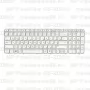 Клавиатура для ноутбука HP Pavilion G6-2130sr Белая, с рамкой