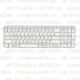 Клавиатура для ноутбука HP Pavilion G6-2132sr Белая, с рамкой