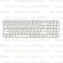 Клавиатура для ноутбука HP Pavilion G6-2138sr Белая, с рамкой
