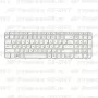 Клавиатура для ноутбука HP Pavilion G6-2147 Белая, с рамкой