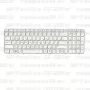 Клавиатура для ноутбука HP Pavilion G6-2156sr Белая, с рамкой