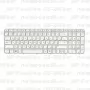Клавиатура для ноутбука HP Pavilion G6-2166er Белая, с рамкой