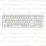 Клавиатура для ноутбука HP Pavilion G6-2167 Белая, с рамкой