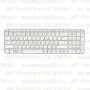 Клавиатура для ноутбука HP Pavilion G6-2207sr Белая, с рамкой
