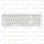 Клавиатура для ноутбука HP Pavilion G6-2242 Белая, с рамкой